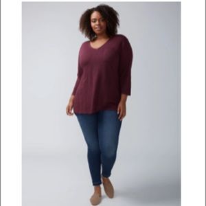 Winetasting 3/4 Sleeve Pocket Tee